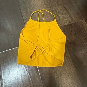 Yellow Halter Top